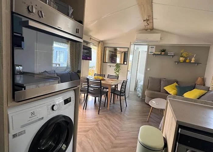 341, 6 A 8 Pers, Wifi, Jardin, Terrasse, Siblu 4 Etoiles Le Des Reves Semesterbostad Lattes